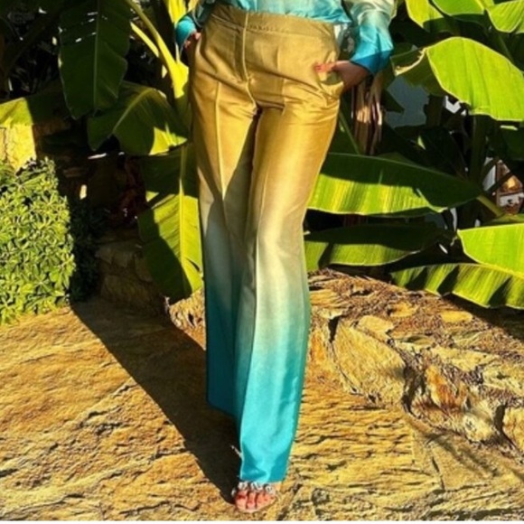 ZARA TIE DYE PRINT PANTS - Picture 15 of 16